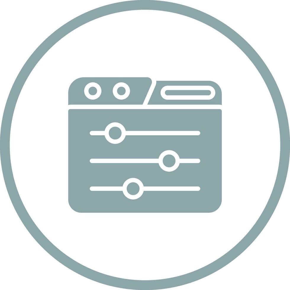 Control Panel Vector Icon