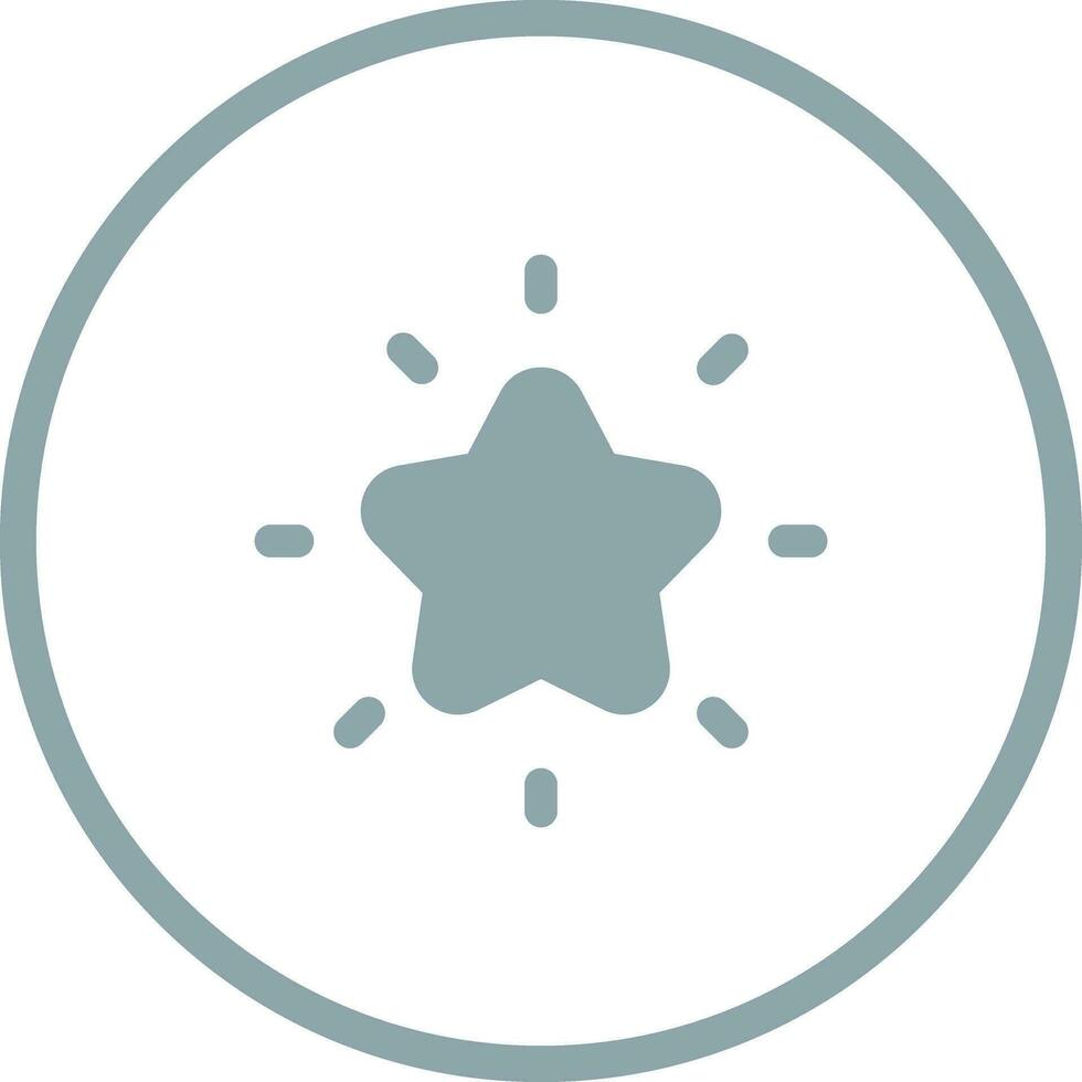 Shining Star Vector Icon