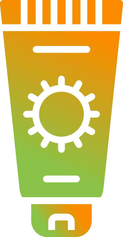 Sunscreen Vector Icon