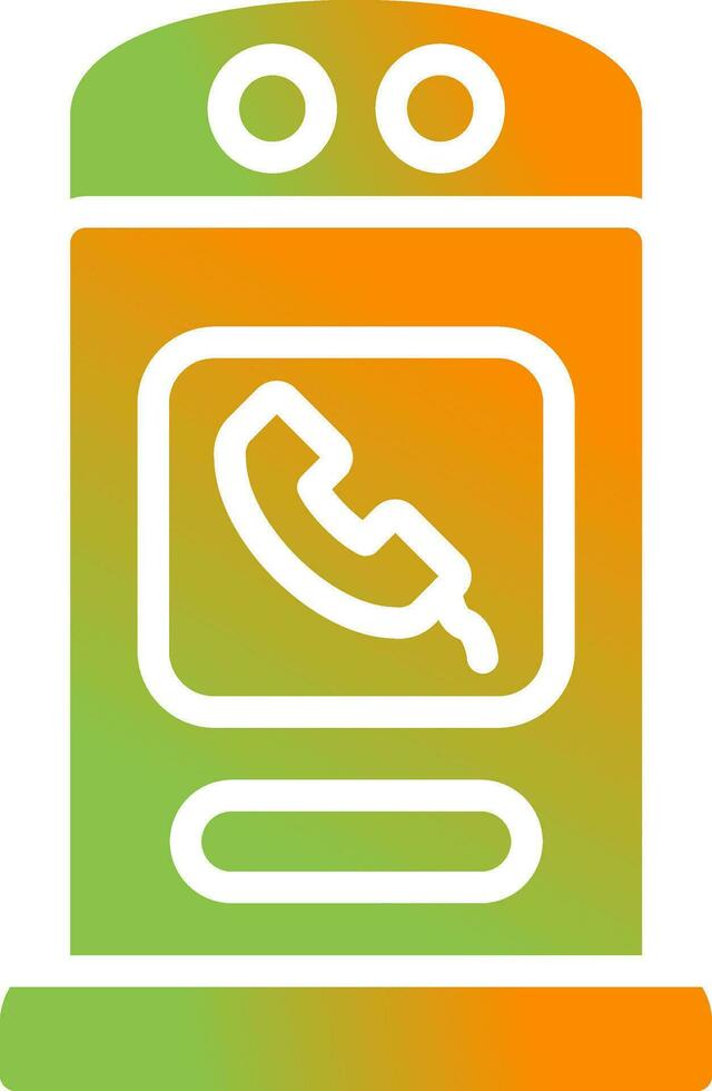 icono de vector de cabina telefónica