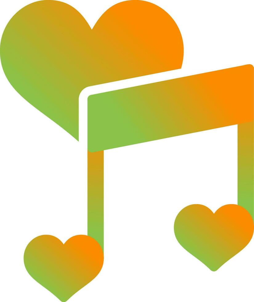 Love songs Vector Icon