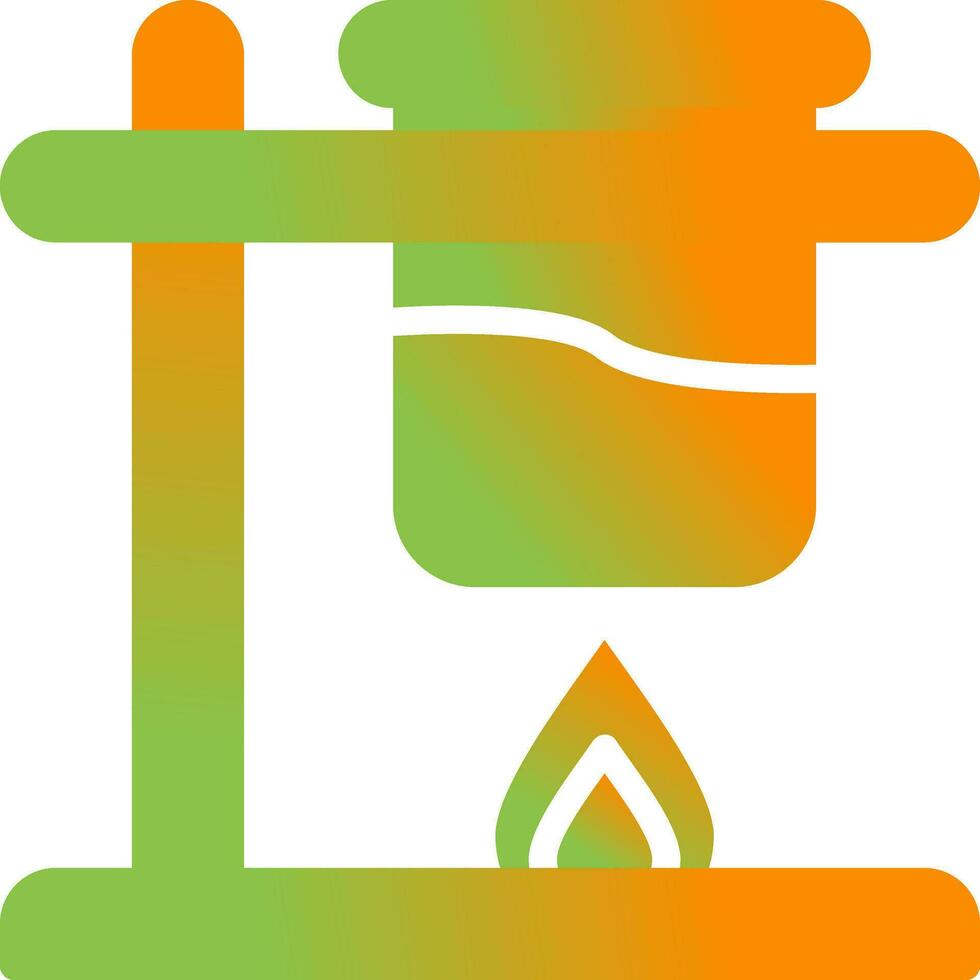 Bunsen Burner Vector Icon