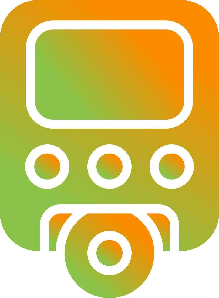 Portable DVD Player Vector Icon