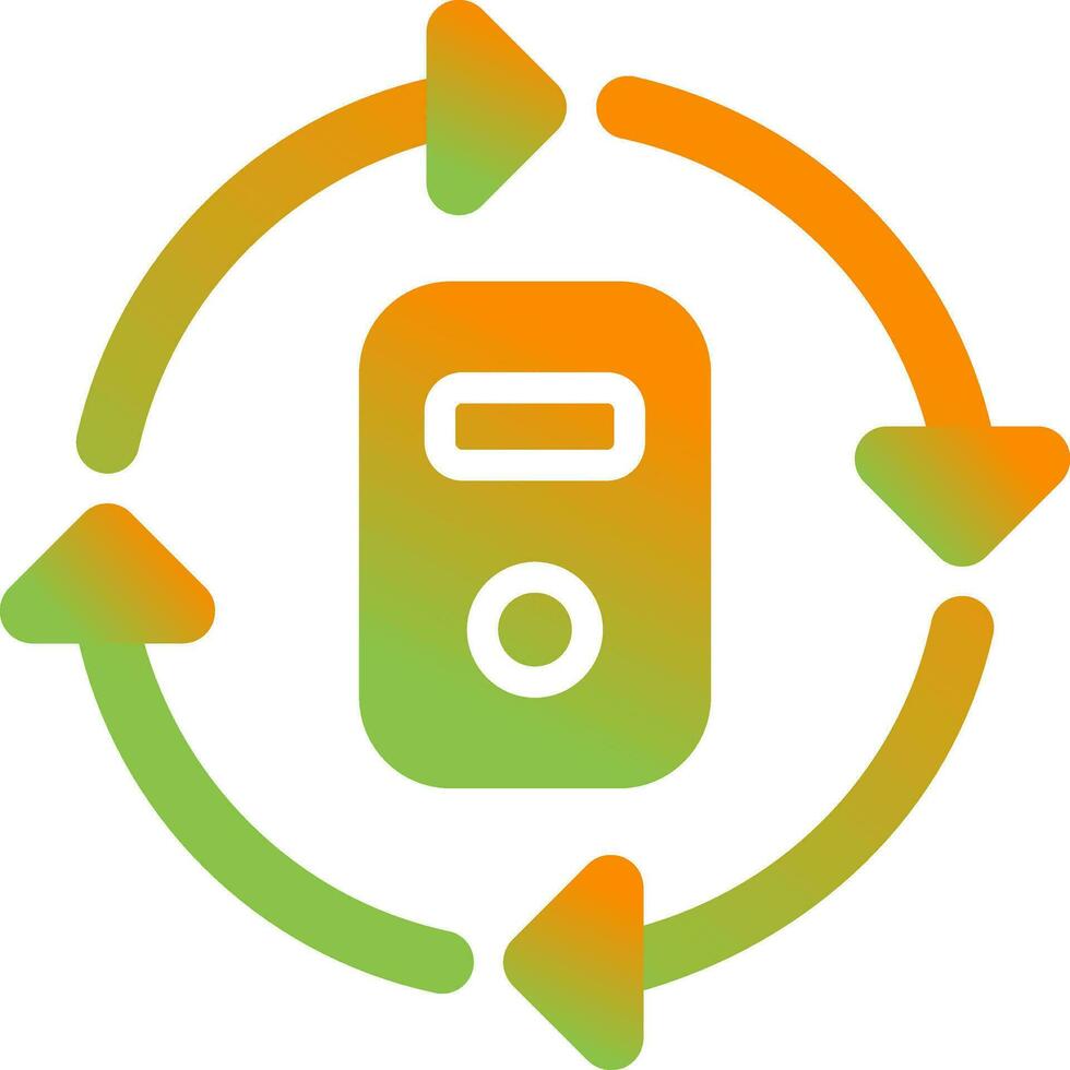 Data Center Cooling Vector Icon