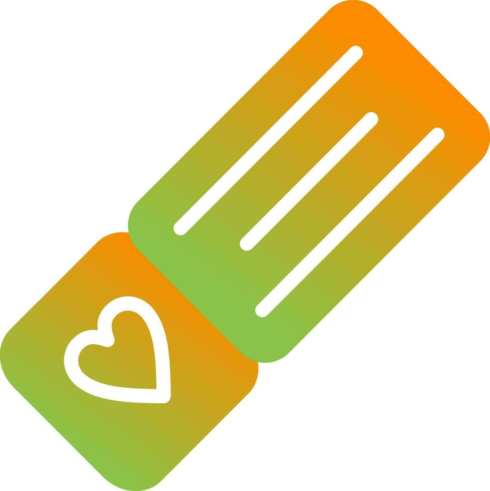 Love coupon book Vector Icon