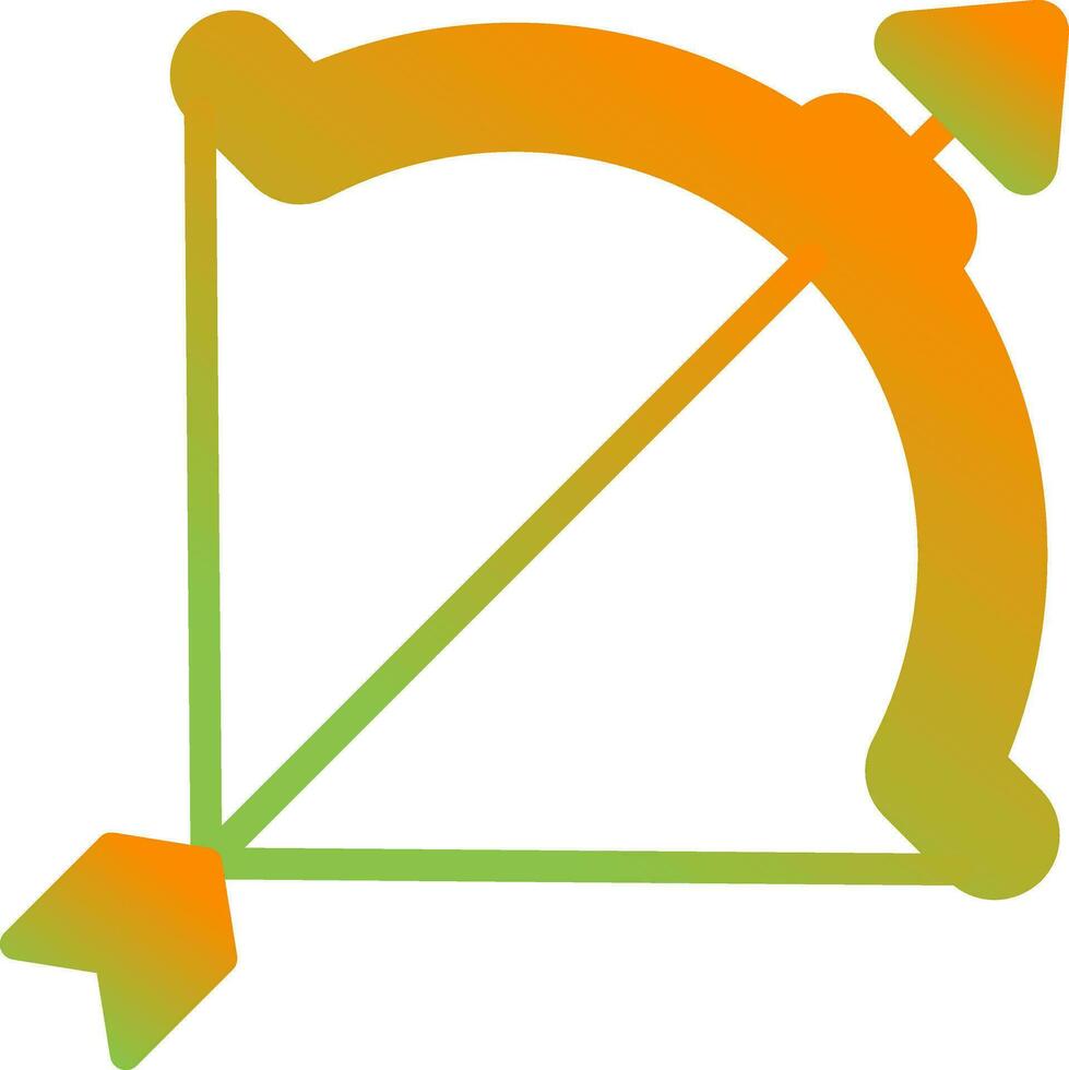 Bow and arrow Vector Icon
