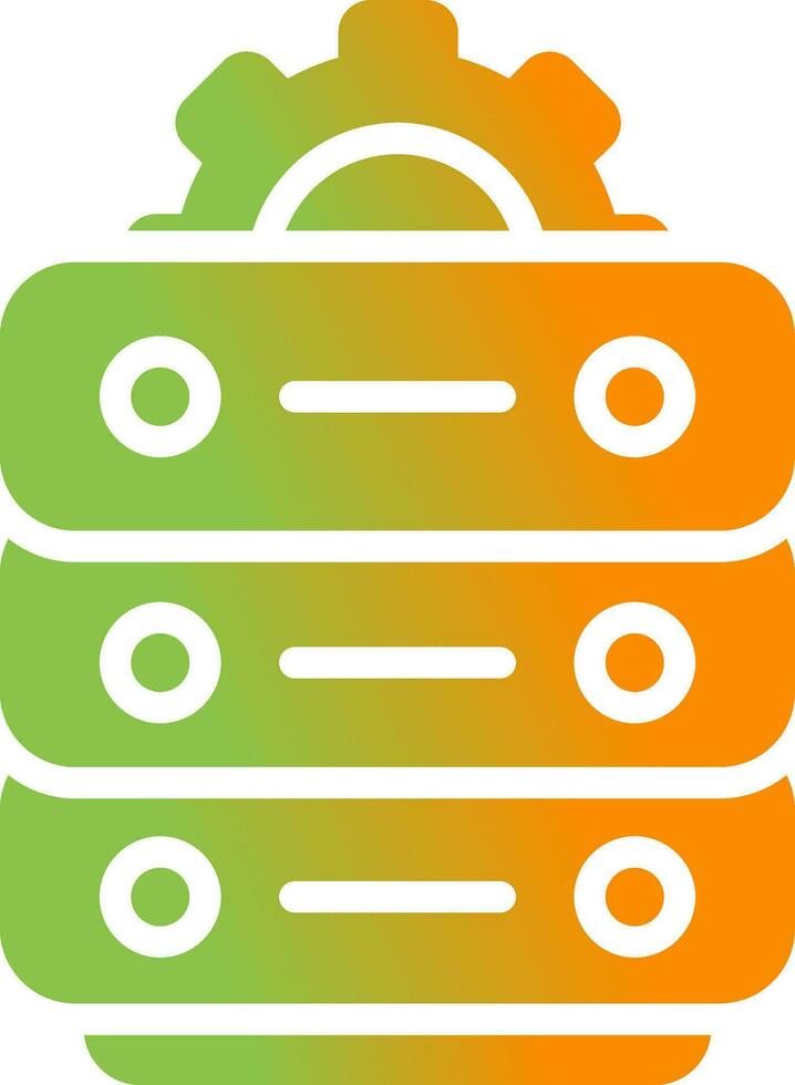 Data Center Maintenance Vector Icon