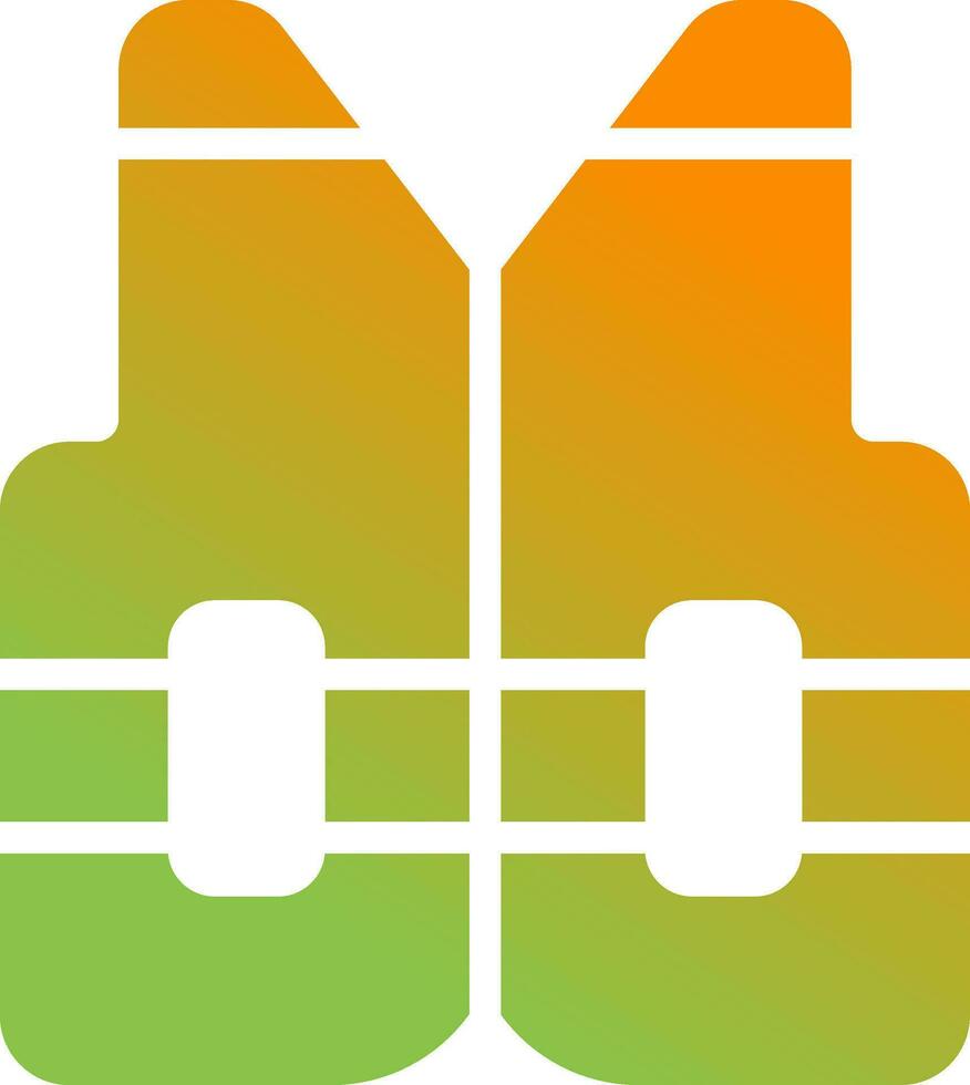 Reflective vest Vector Icon