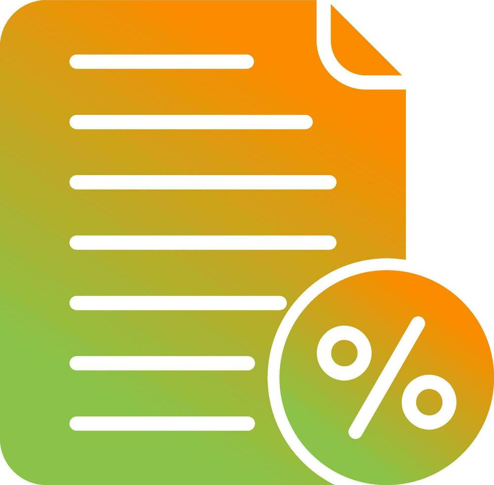 Tax Vector Icon