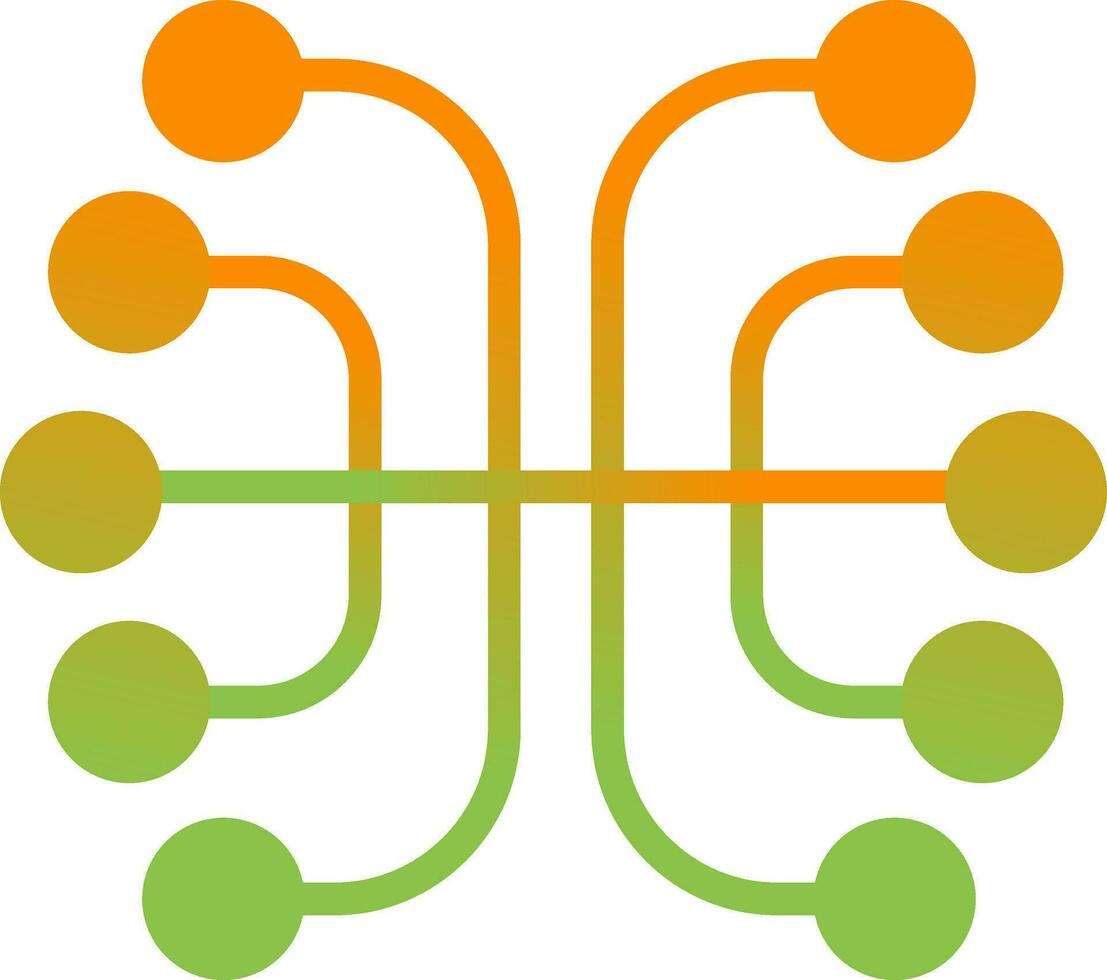 Neural Networks Vector Icon