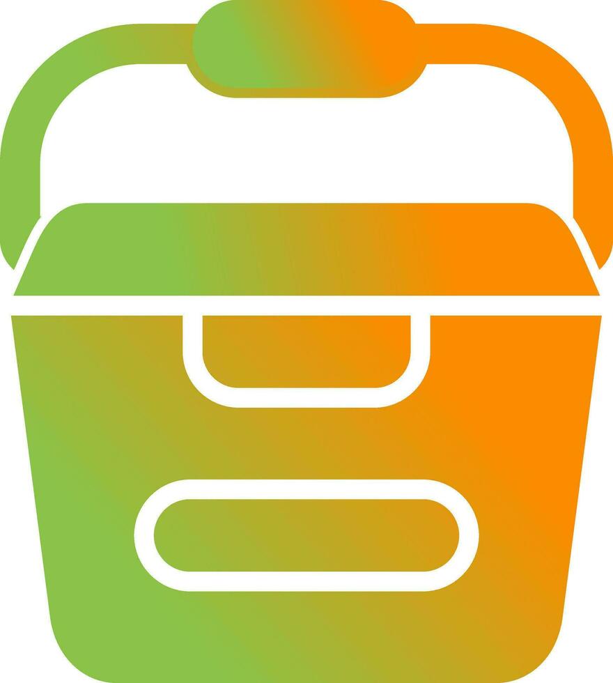 Portable water container Vector Icon