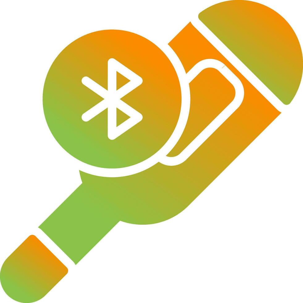 Bluetooth Thermometer Vector Icon