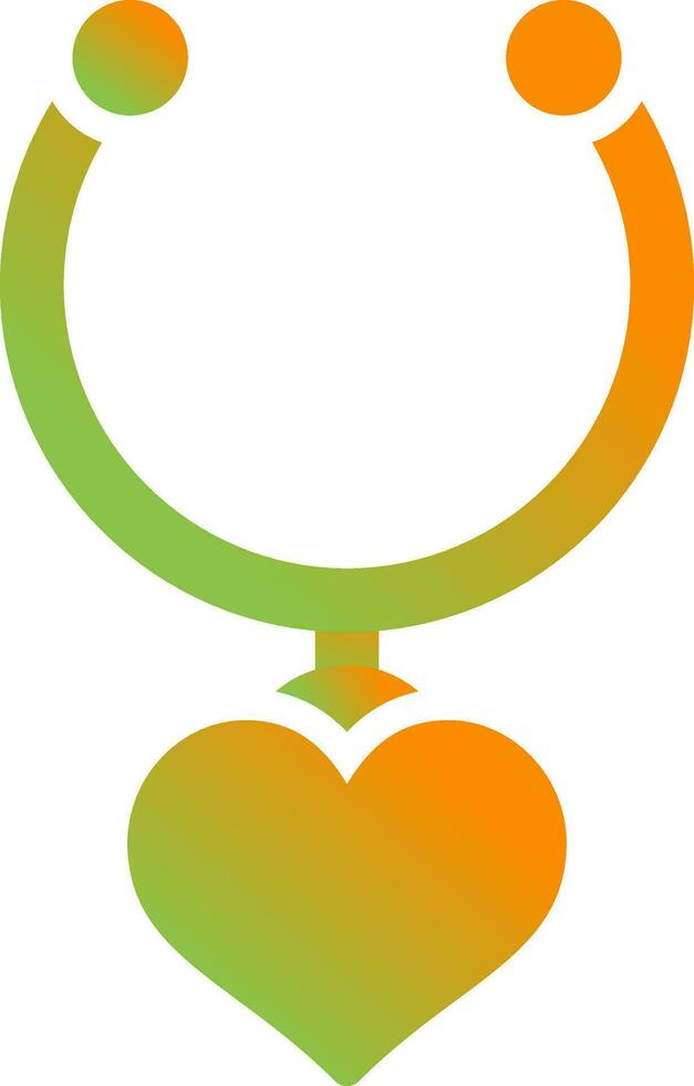 Heart Shaped Locket Vector Icon