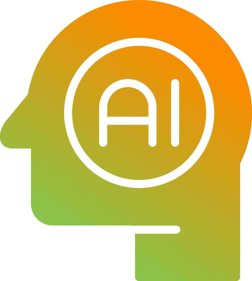Artificial Intelligence Vector Icon