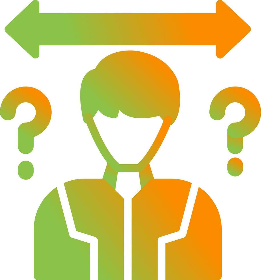 Uncertainty Vector Icon