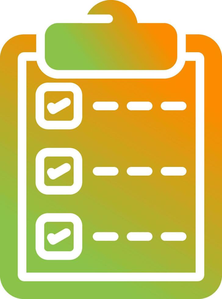 Checklist Vector Icon