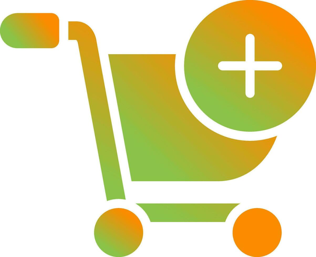 Shoping Cart Add Vector Icon