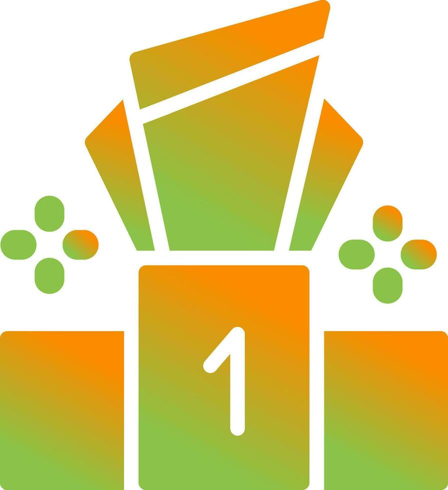 Podium Vector Icon