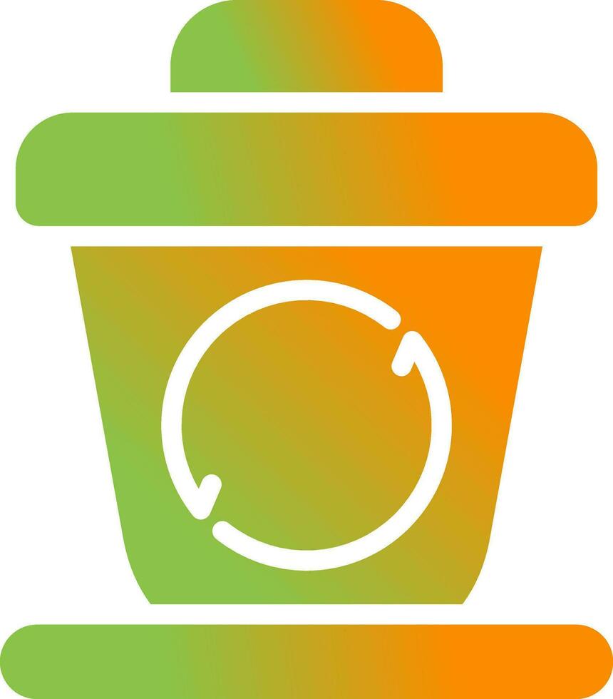 Recycling bin Vector Icon