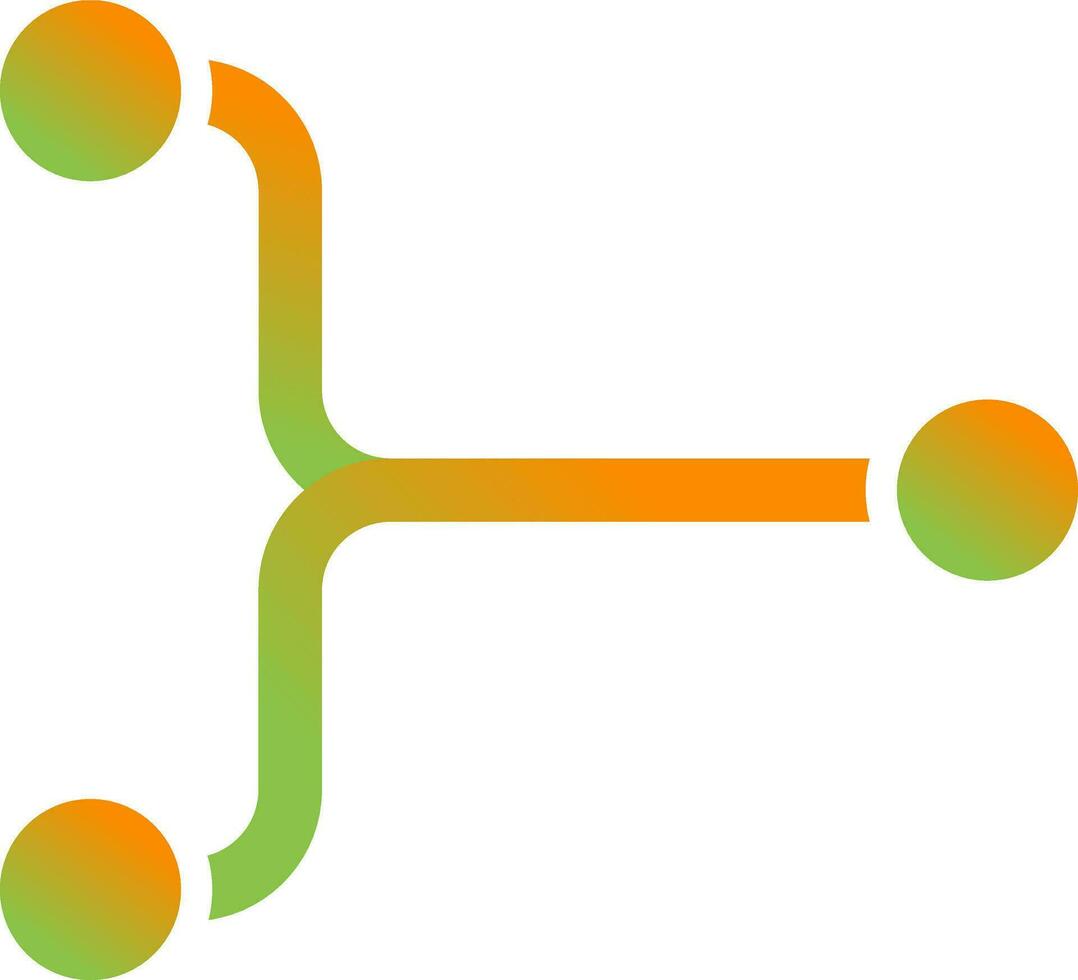 Convergence Vector Icon