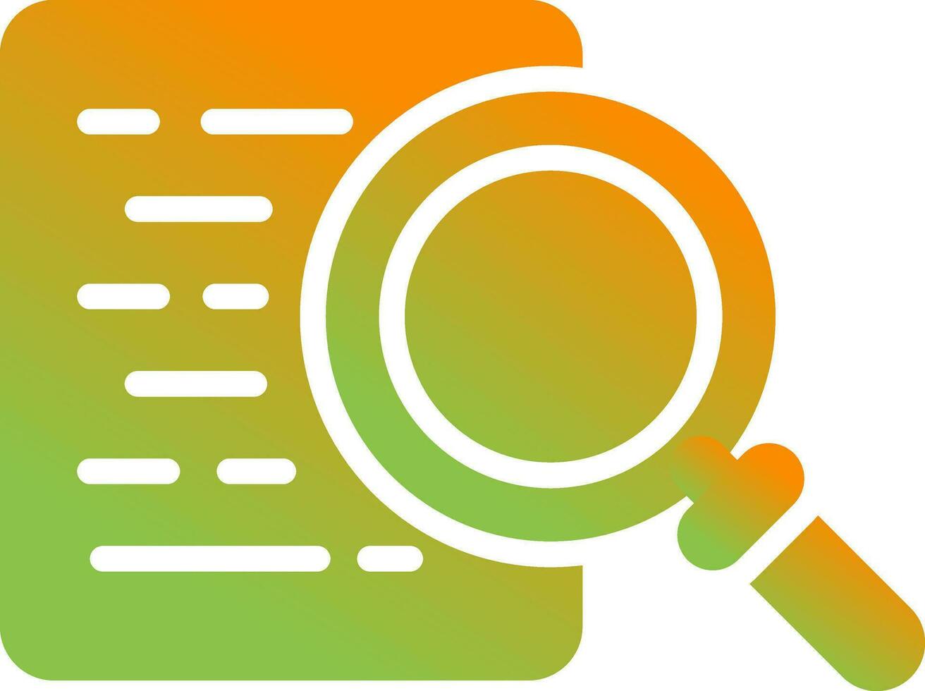 Document Search Vector Icon
