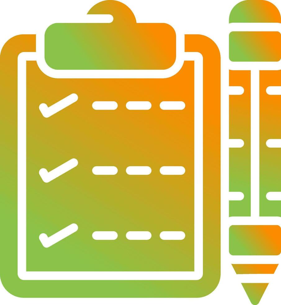 Writing pad Vector Icon