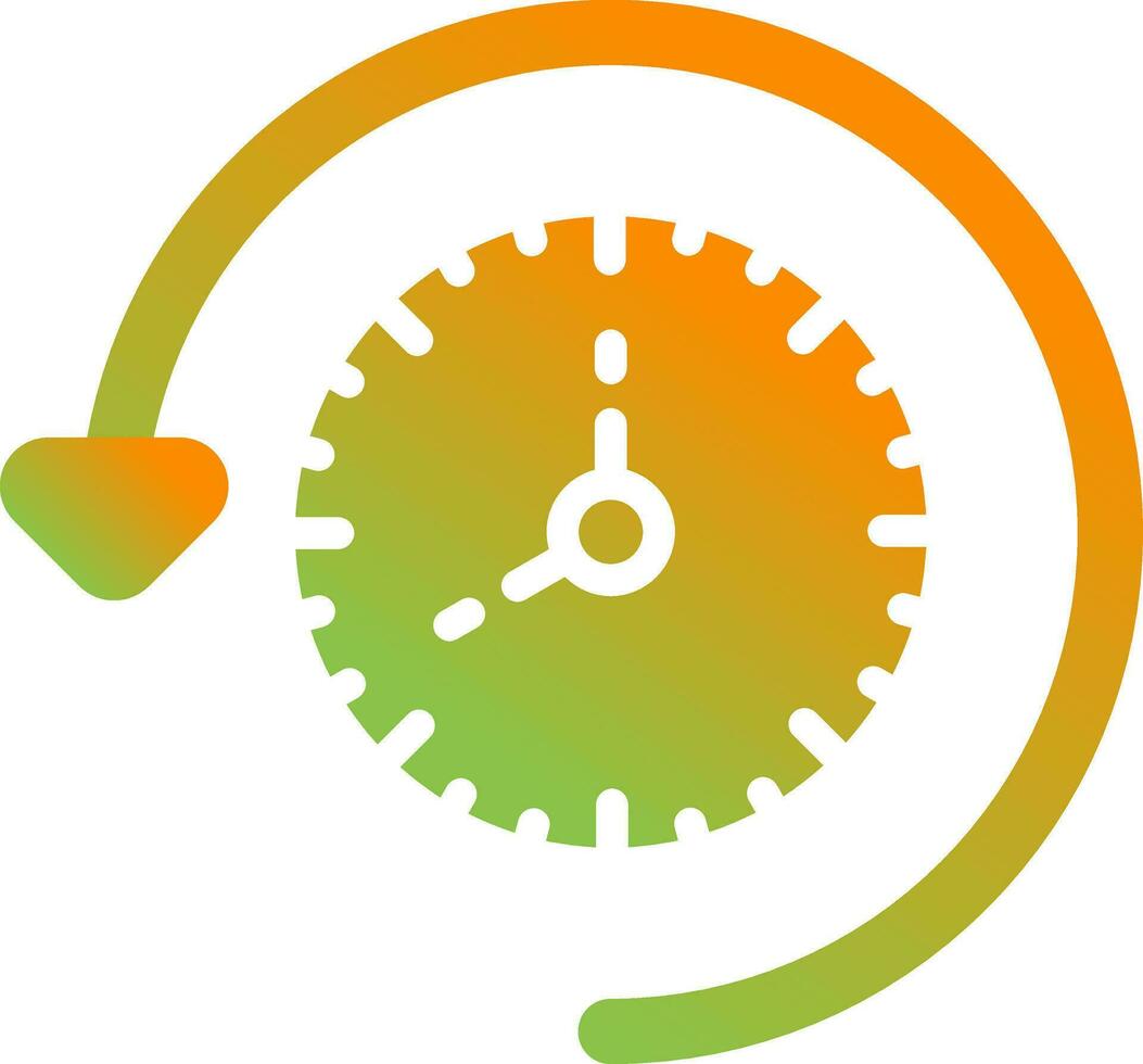 Time Past Vector Icon