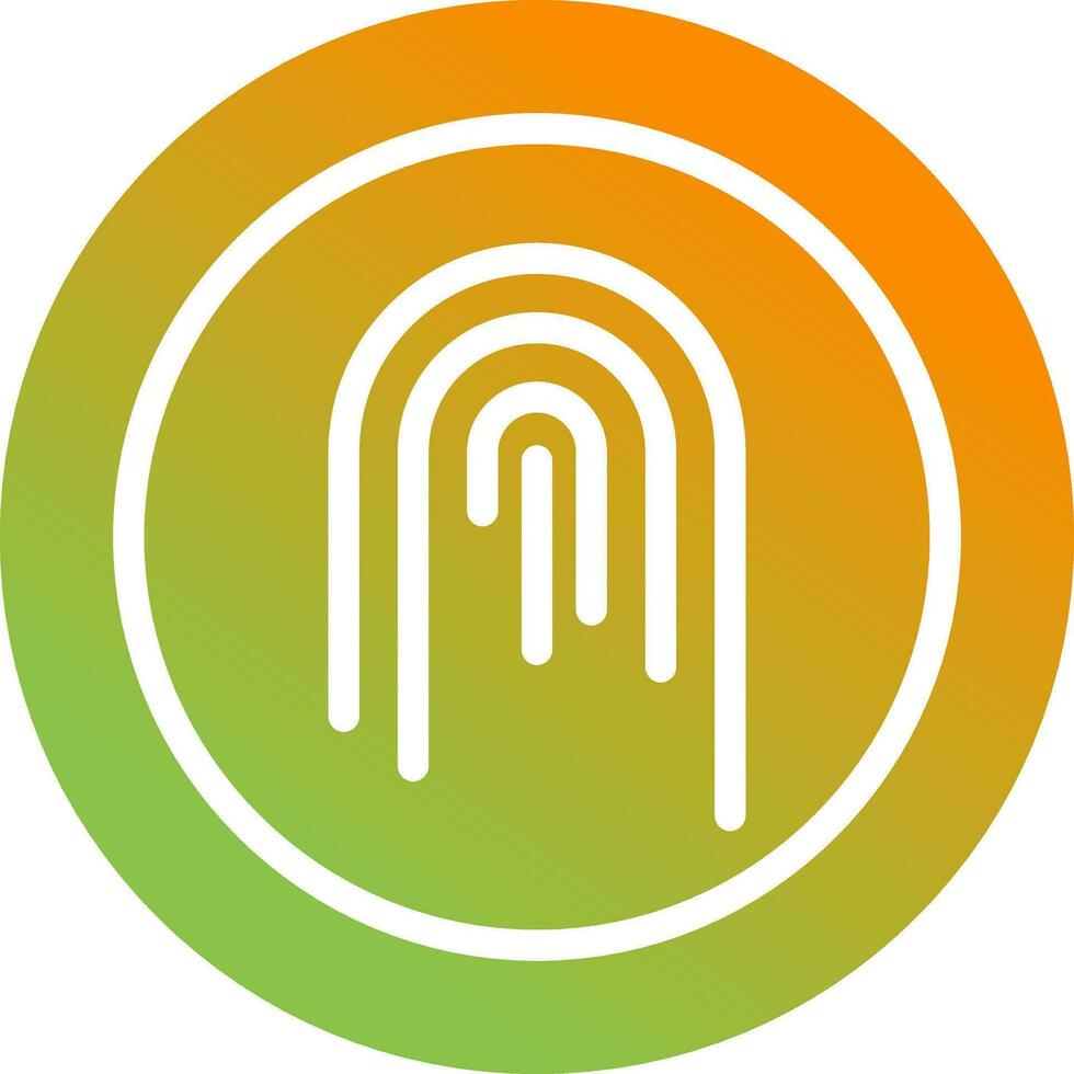 Fingerprint Vector Icon