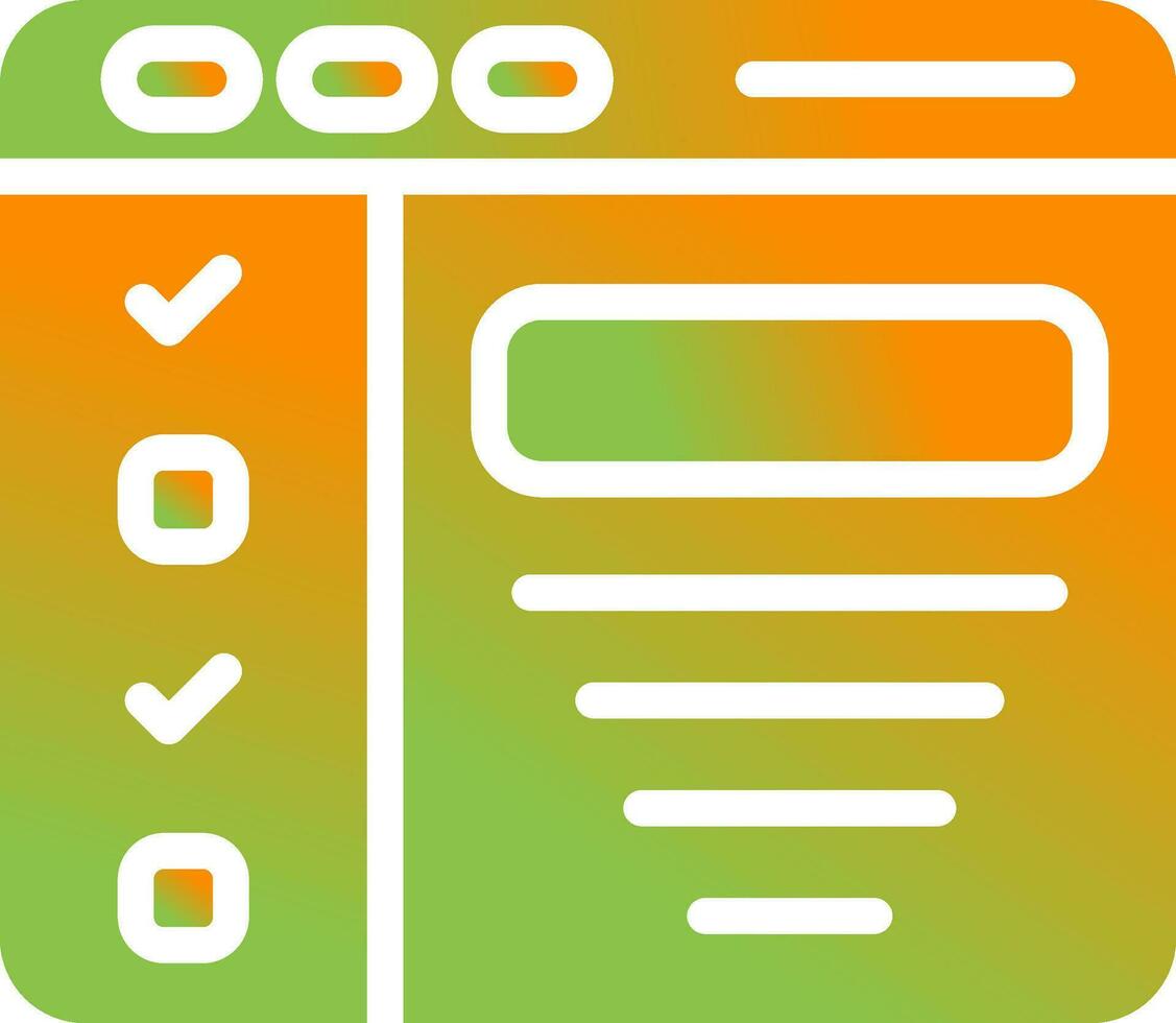 Design Brief Vector Icon