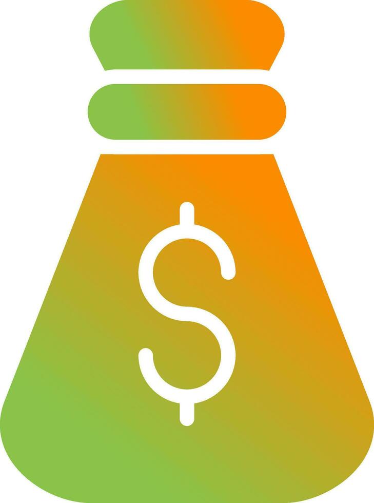 Sack Dollar Vector Icon