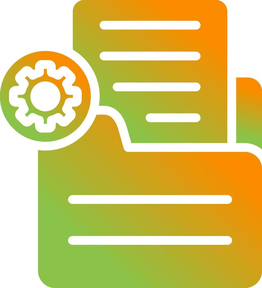 Document Settings Vector Icon