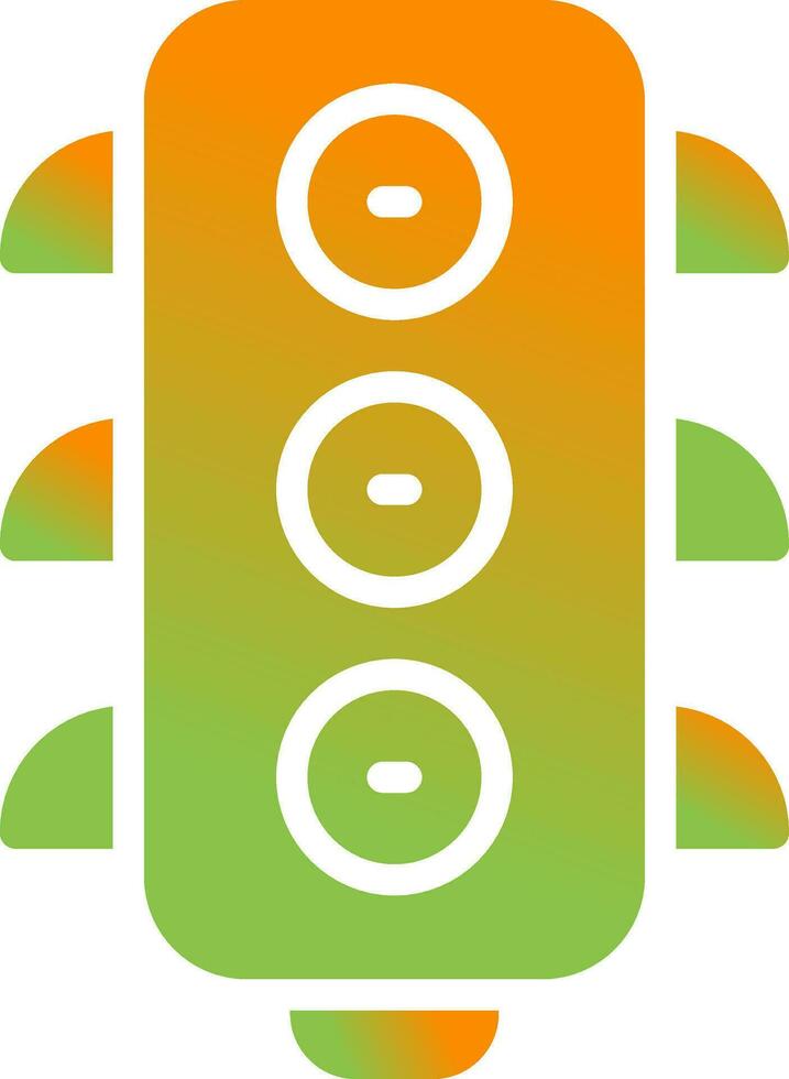 Traffic Lights Vector Icon