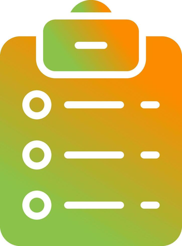 List Check Vector Icon