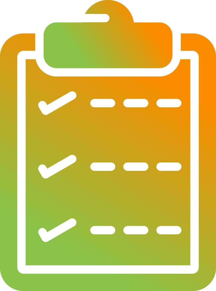 Task list with checkmarks Vector Icon