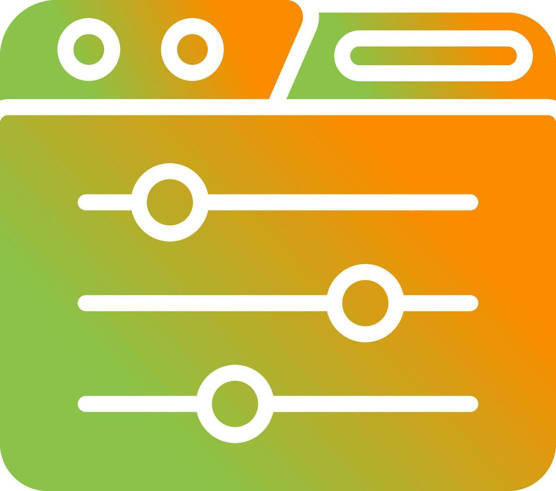 Control Panel Vector Icon