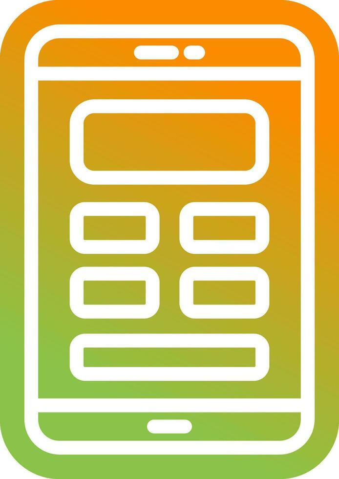Mobile Design Vector Icon
