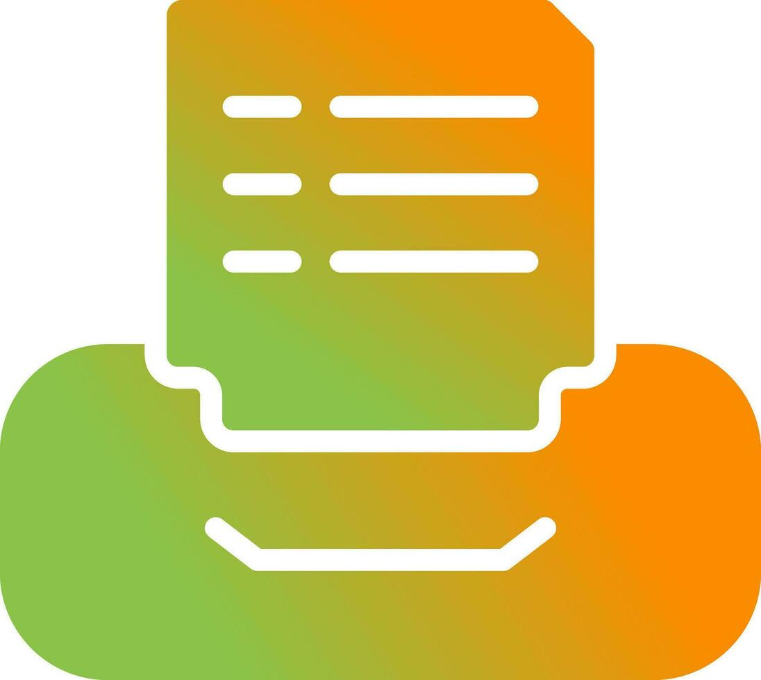 Filing cabinet with files Vector Icon
