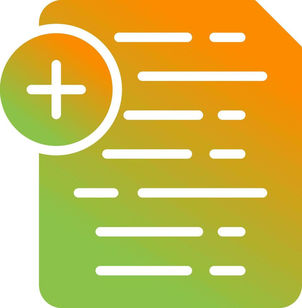 Document Insert Icon Vector Icon