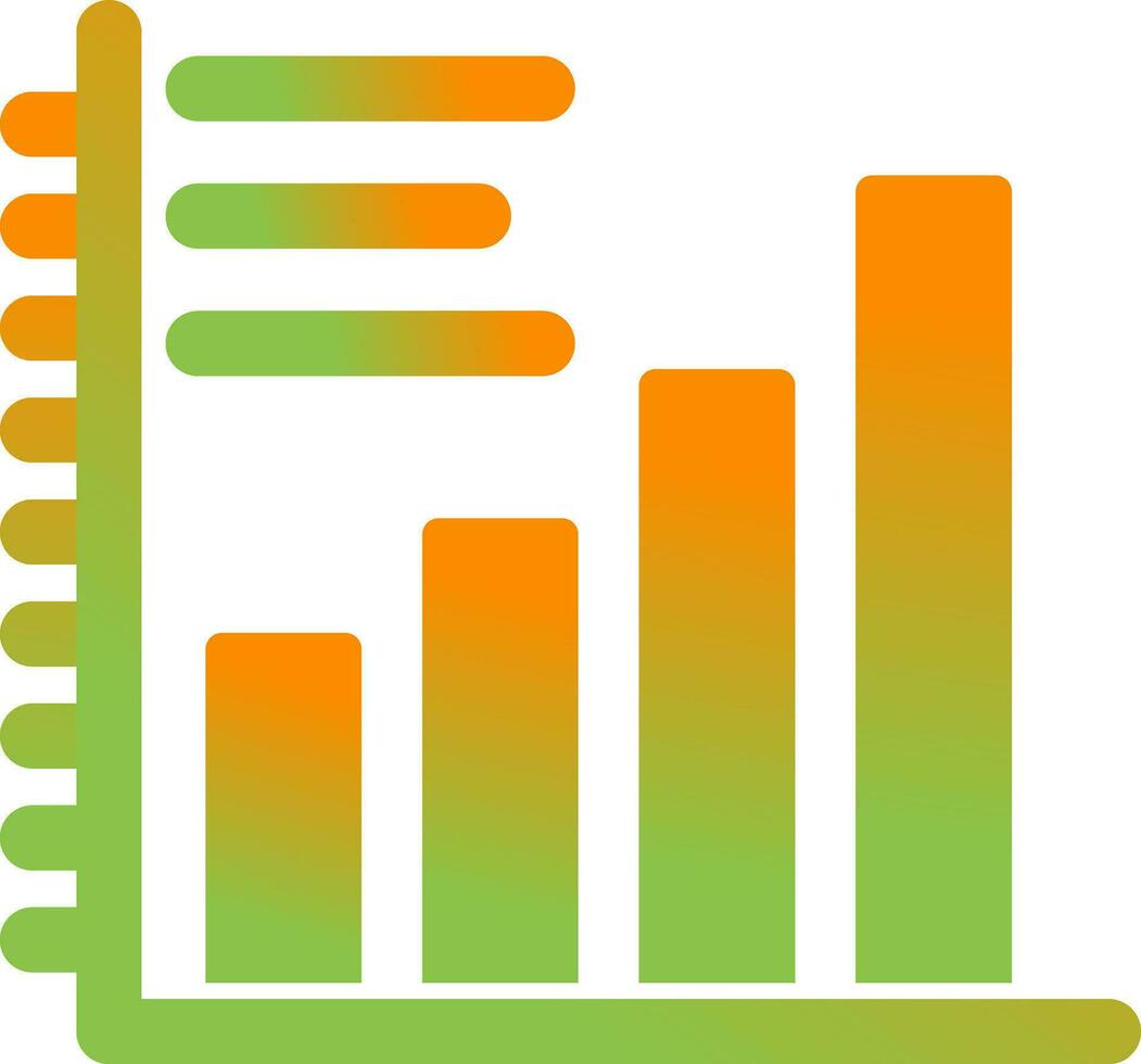 Bar Chart Vector Icon