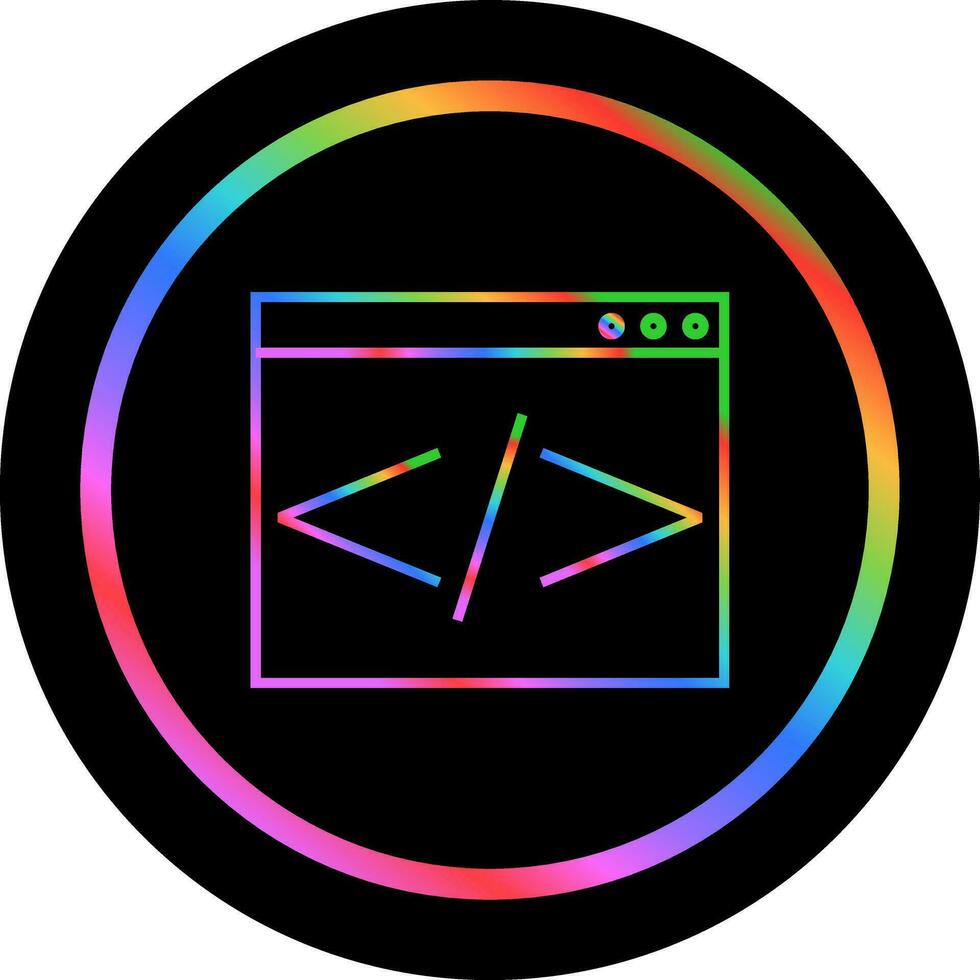 Html Coding Vector Icon