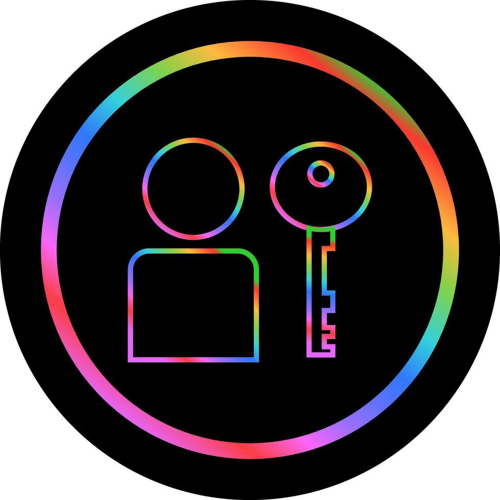 User Authentication Vector Icon