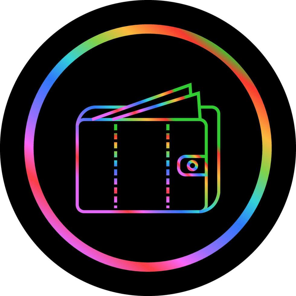 Mony in voilet Vector Icon