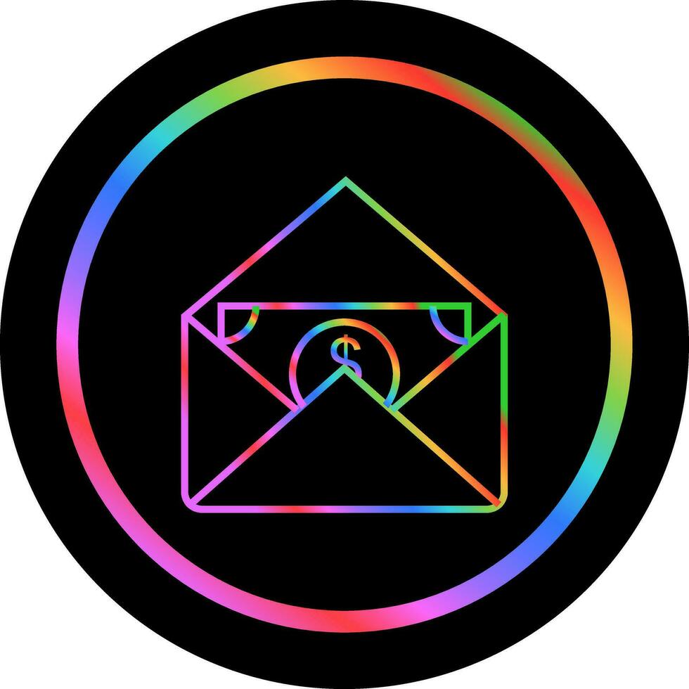 Cash Receiving Vector Icon