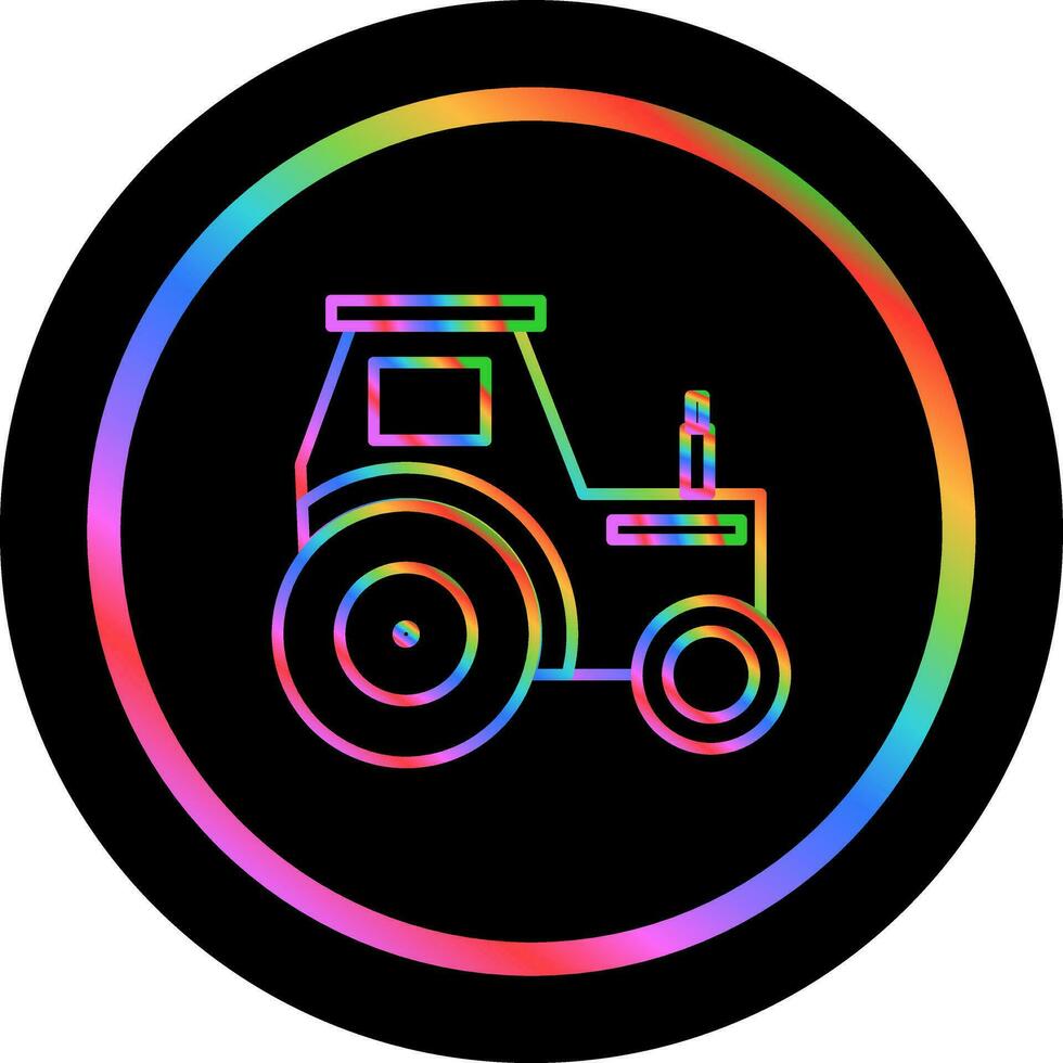 icono de vector de tractor