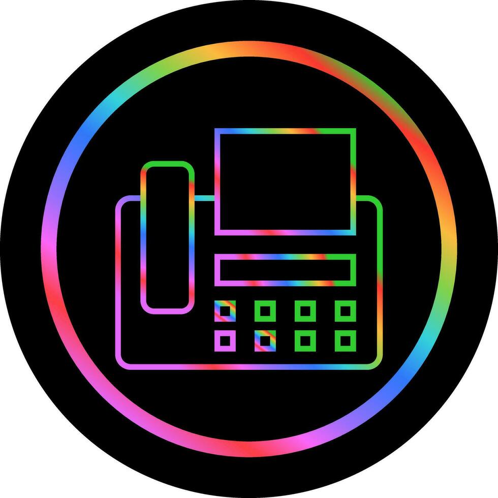 Fax Machine Vector Icon