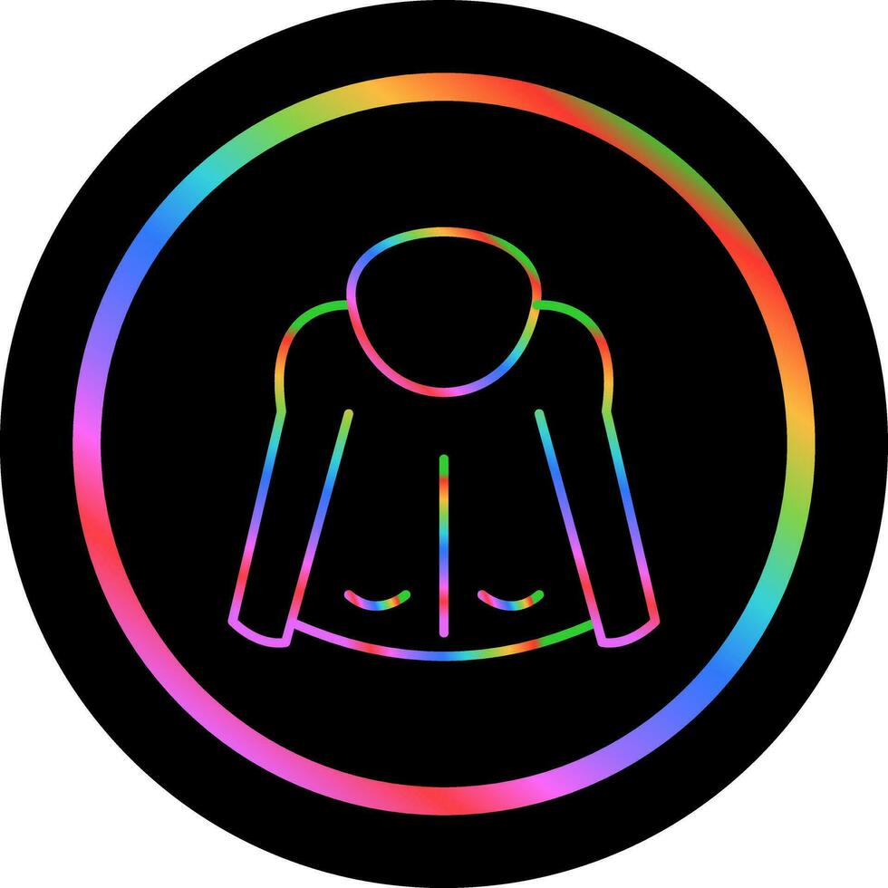 Warm jacket Vector Icon