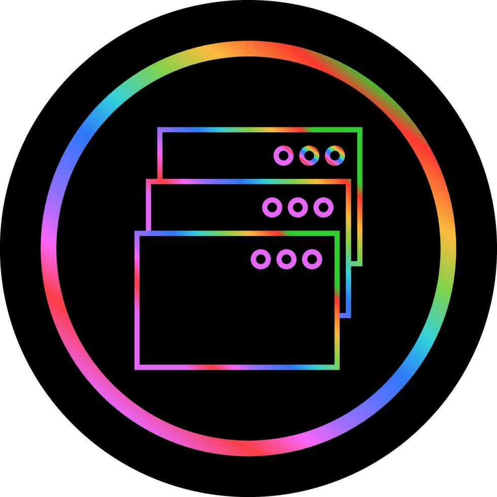 Tabs Vector Icon