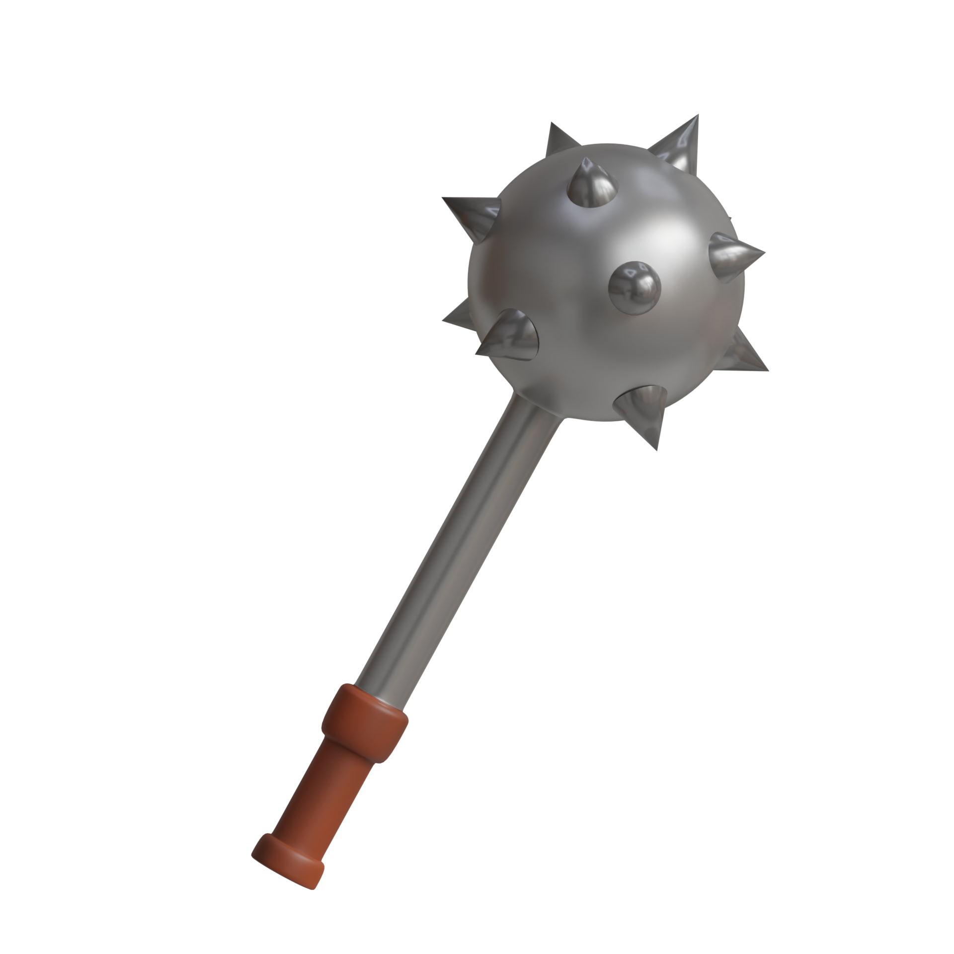 3d rendered spiked ball mace perfect for game design project 27364009 PNG