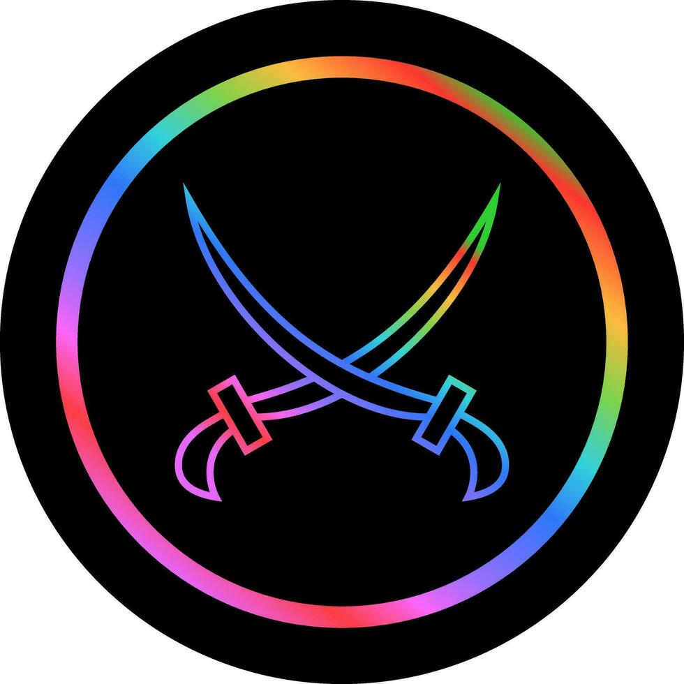 Two Swords Vector Icon