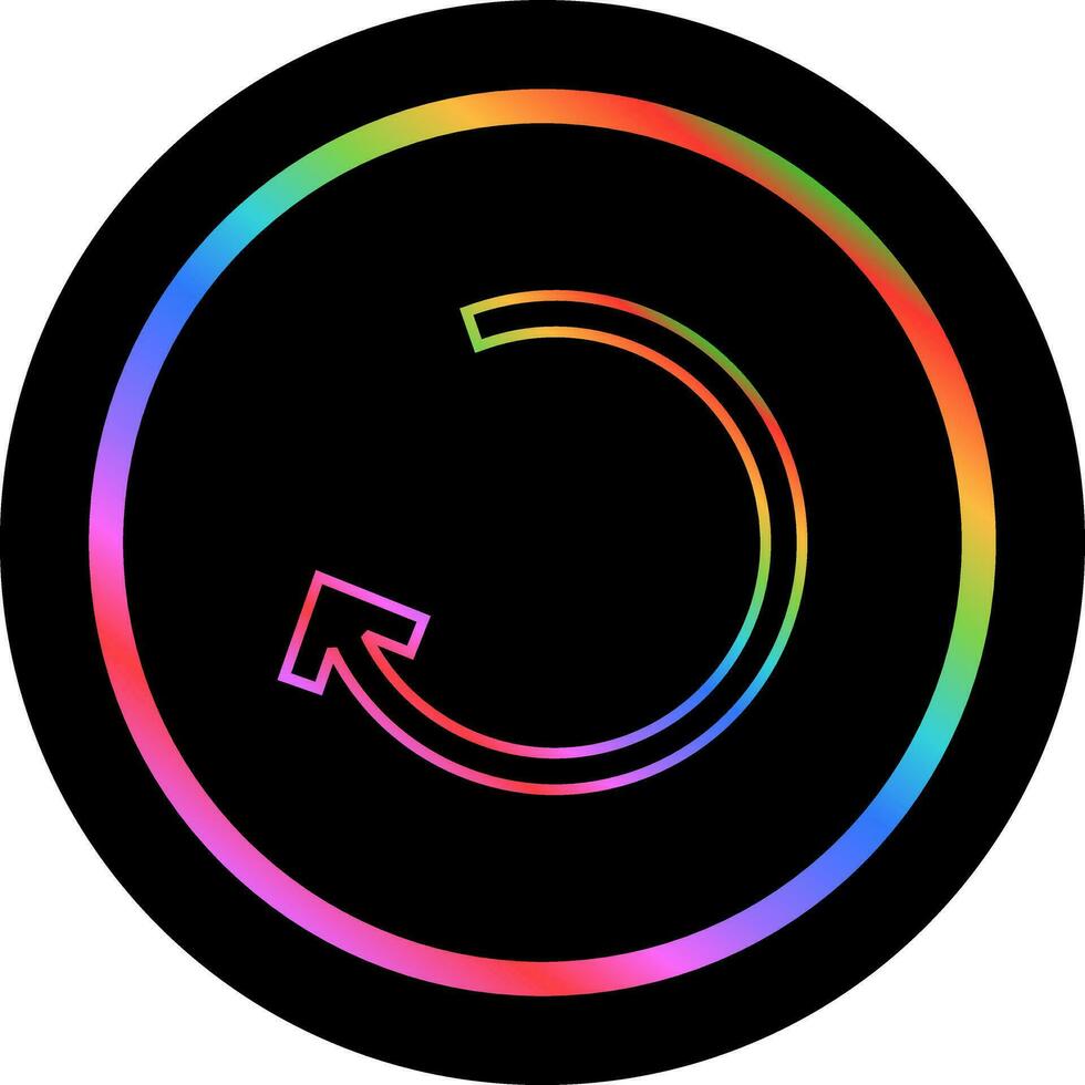 Left Back Arrow Vector Icon